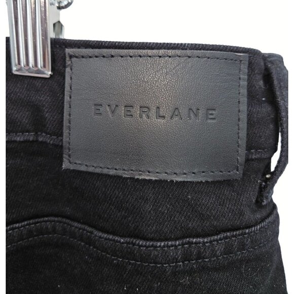 Everlane Way High Jean Womens Sz 35 Long Tall Black Straight Leg High Rise NEW - Picture 4 of 11